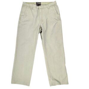 Mountain Khakis Pants Men 38x32 Canvas Original Mountain Pants Heavyweight Beige
